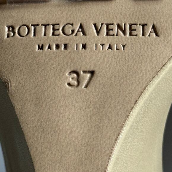 Bottega Veneta Square Toe Wedge Sandals NEW - Picture 9 of 12